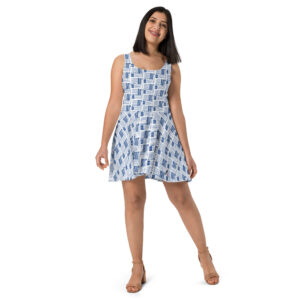 No squares here skater dress